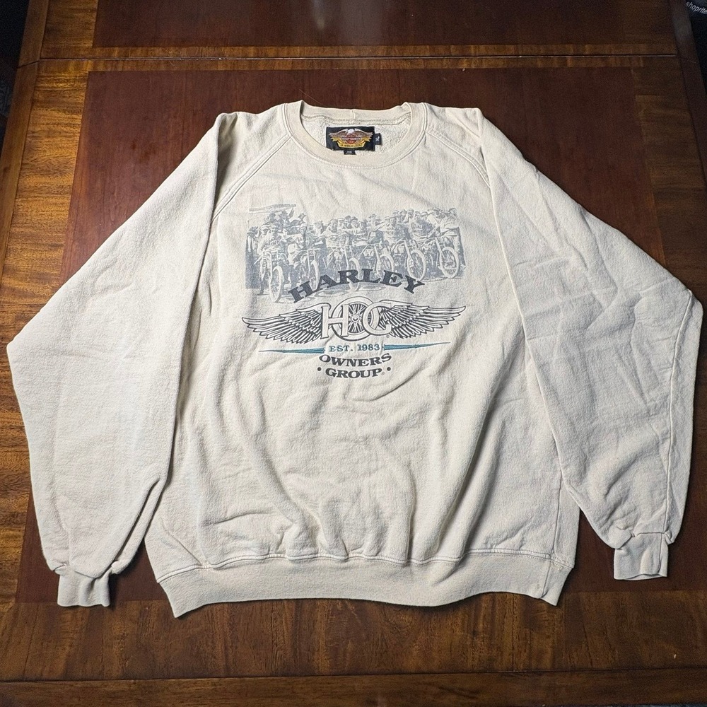 Vintage 90s Harley-Davidson HOG Made in USA Sweatshirt Size XL